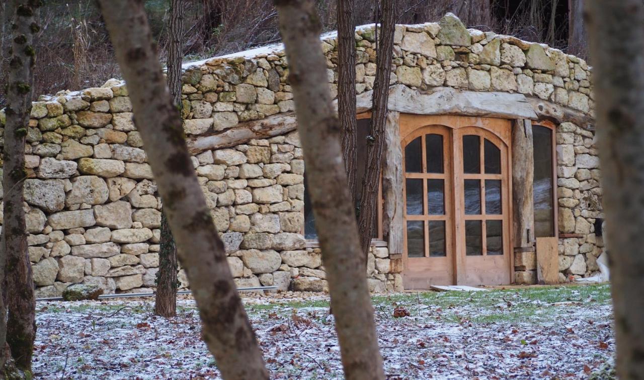 Maison Terre Les Cabanes De Fallot - Sauna Bain-Froid Piscine Naturelle L'isle-Bouzon Kültér fotó
