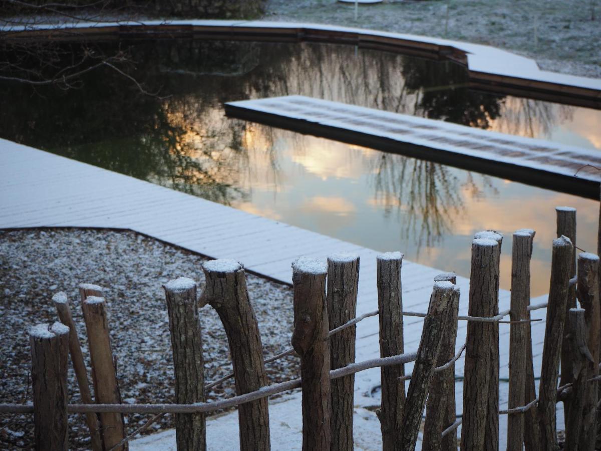 Maison Terre Les Cabanes De Fallot - Sauna Bain-Froid Piscine Naturelle L'isle-Bouzon Kültér fotó