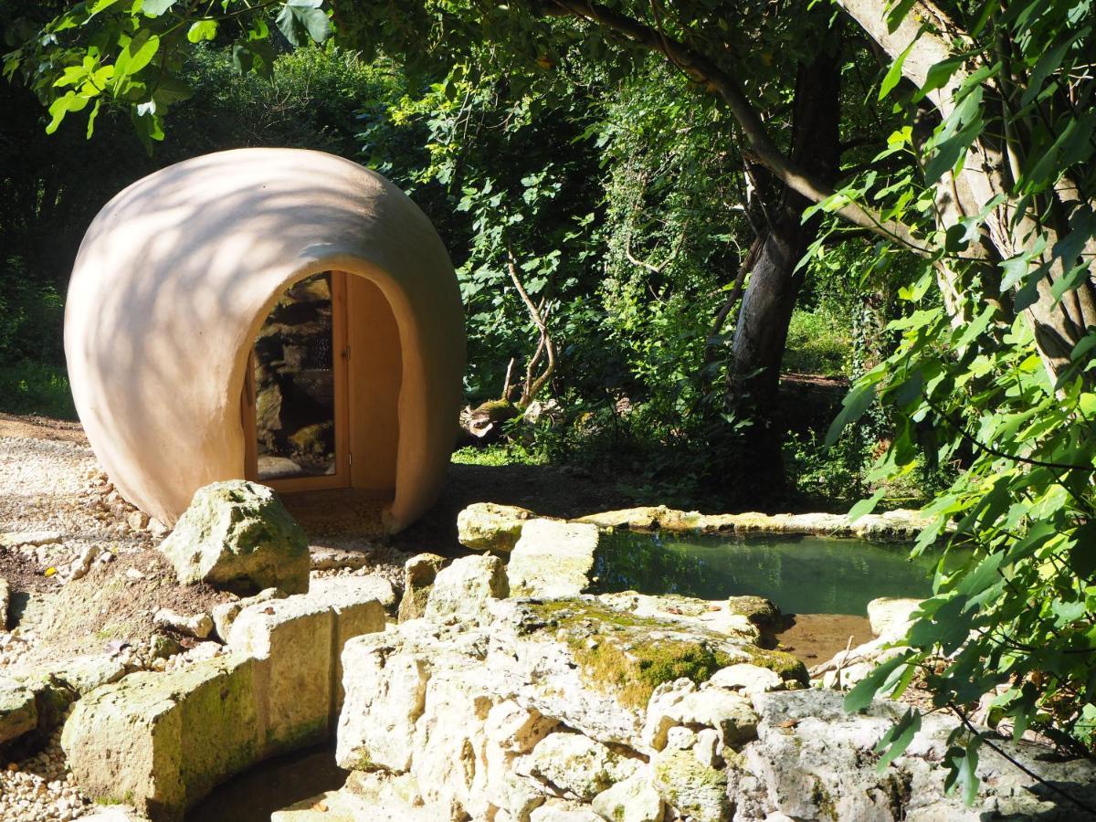 Maison Terre Les Cabanes De Fallot - Sauna Bain-Froid Piscine Naturelle L'isle-Bouzon Kültér fotó