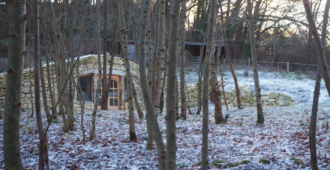 Maison Terre Les Cabanes De Fallot - Sauna Bain-Froid Piscine Naturelle L'isle-Bouzon Kültér fotó