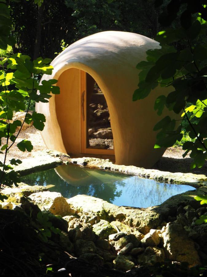 Maison Terre Les Cabanes De Fallot - Sauna Bain-Froid Piscine Naturelle L'isle-Bouzon Kültér fotó